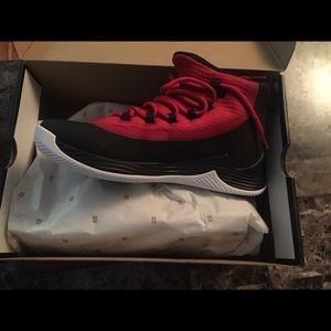 Jordan Never work size 8.5 Red, Black and White